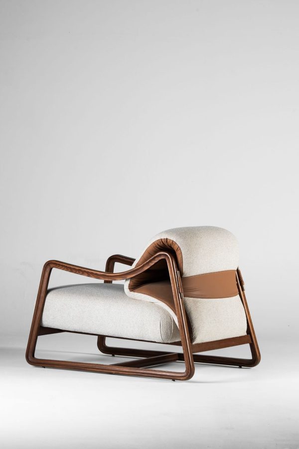 كرسي حضن الحرفي بذراعين